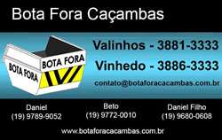 "Bota Fora Caçambas"